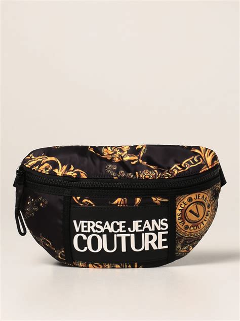 Versace Jeans Couture Belt Bags, male, Black, Size: ONE Size 